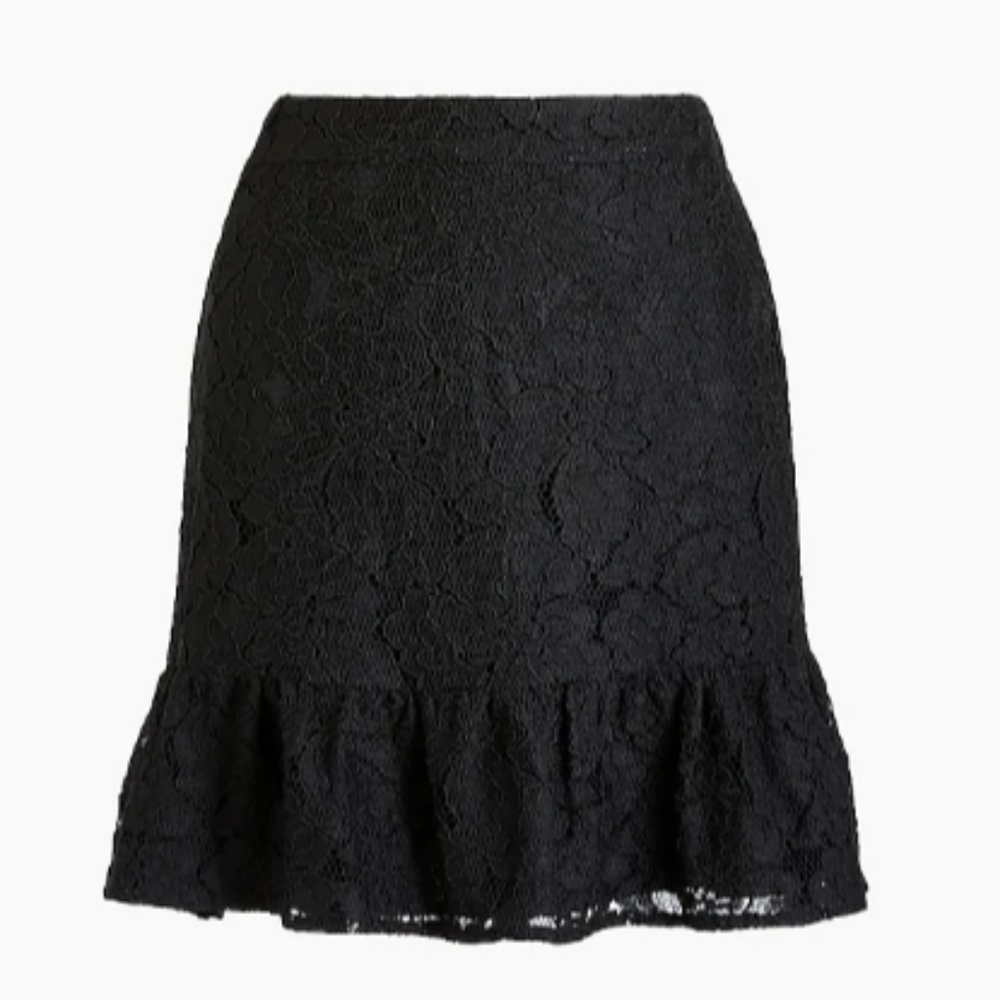 🎉J. Crew🎉Black Lace Skirt🎉🎉🎉